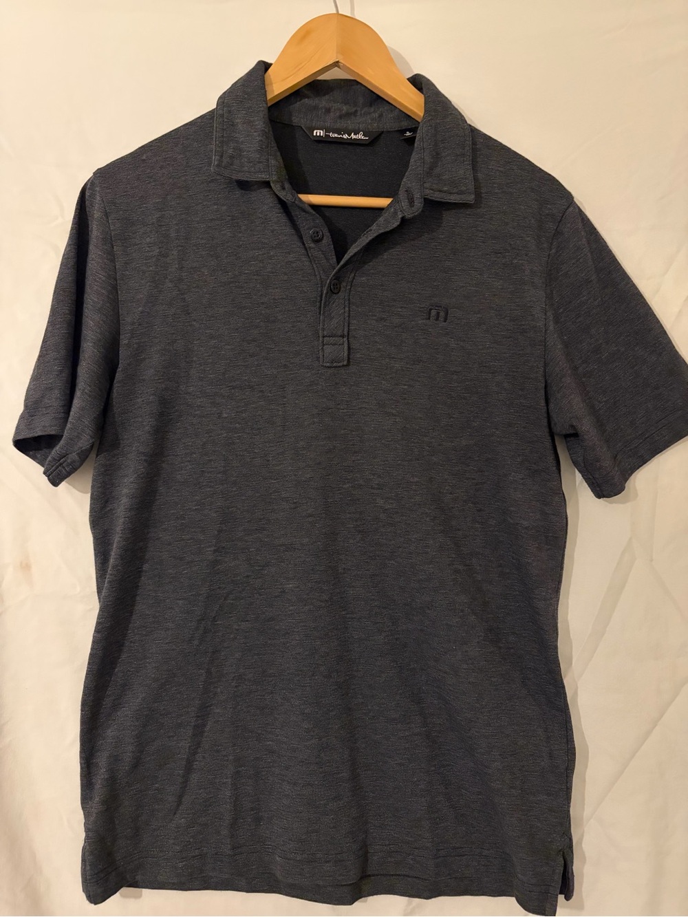 Travis Mathew Men's Polo - Charcoal Gray